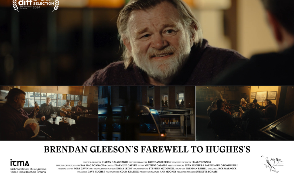 Brendan Gleeson; Farewell to Hughes - Cover